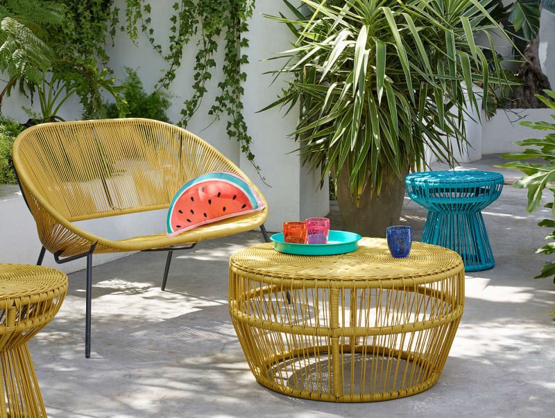 Colourful garden furniture for contemporary outside spaces • Colourful