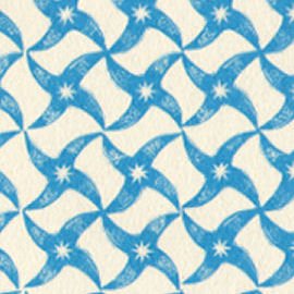 Curwen Press Enid Marx paper design in blue Curwen Press Enid Marx paper design in blue