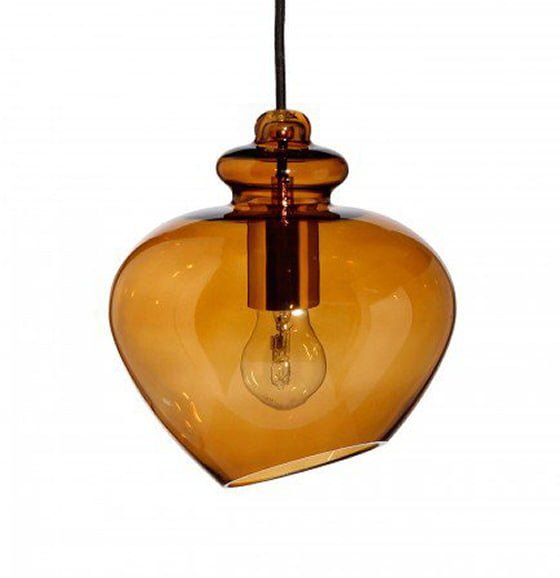 Top 10 Coloured Glass Pendant Lights, Contemporary Amber Glass Chandeliers Uk