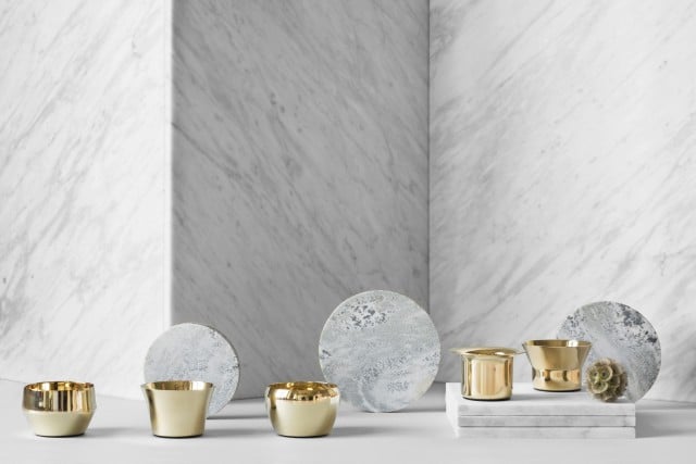 Skultuna brass candle holders - the Kin Collection