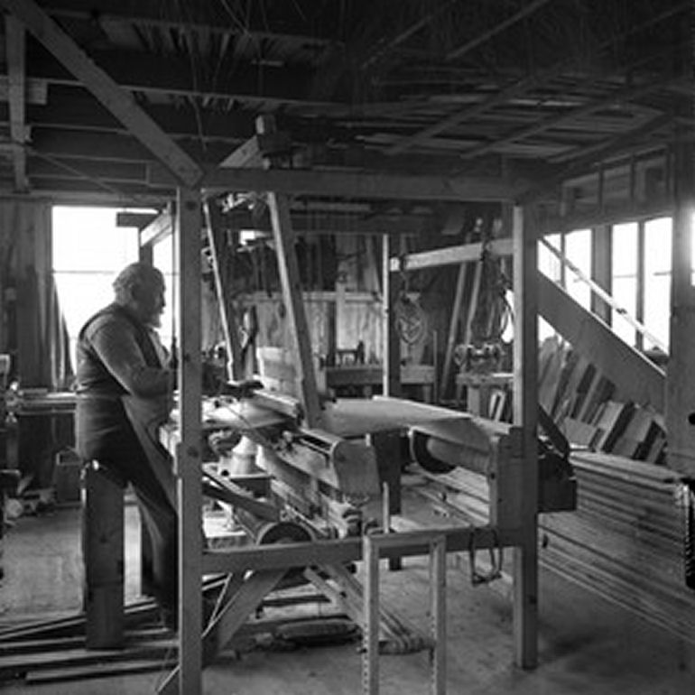 B&W photo of David Kirkness, from the V&A archives