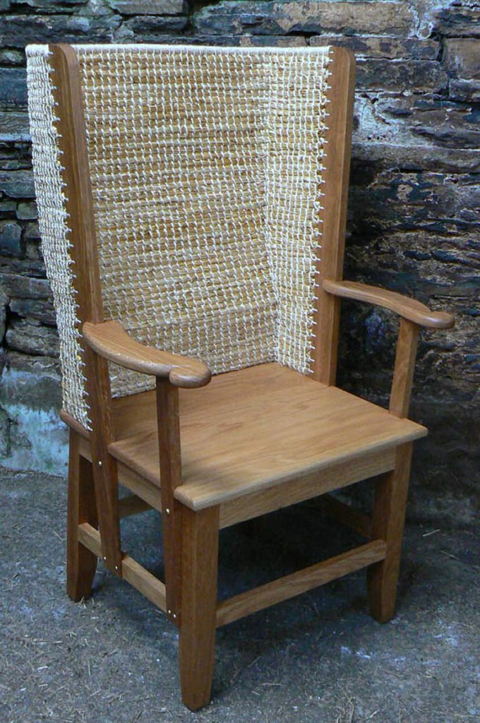 Contemporary Orkney chair by Kevin Gauld
