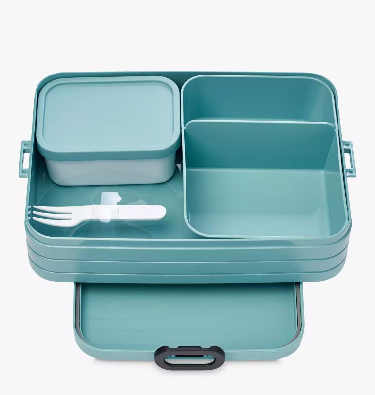Mepal Large Bento Lunch Box in Nordic Blue from John Lewis & Partners