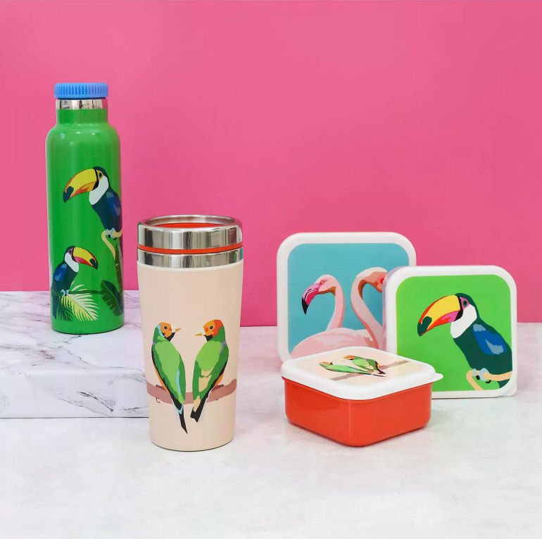 Emily Brooks colourful nested storage boxes for picnics and leftovers