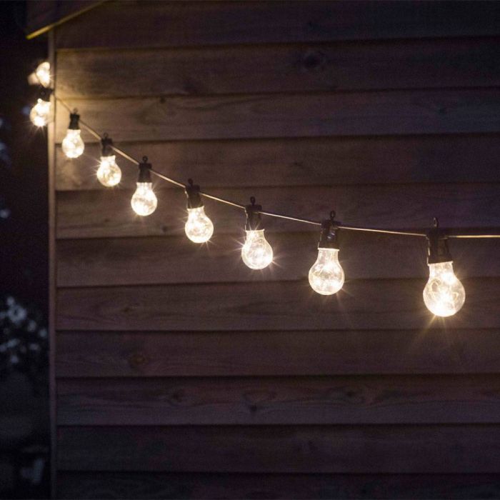 Outdoor lights cafe style festoon lights