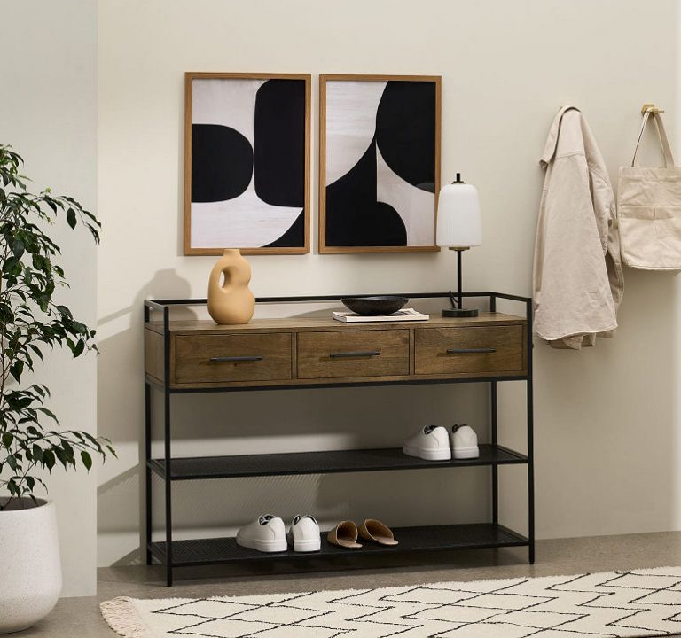 Top 10 console tables with storage for small spaces • Colourful