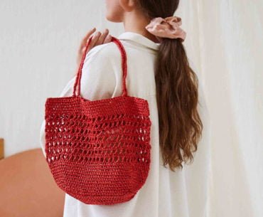 Wool and the Gang Ra-Ra Raffia crochet bag