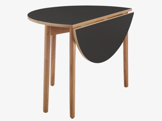 Habitat Suki Black Folding Dining Table Habitat Suki Black Round Folding Dining Table for small spaces