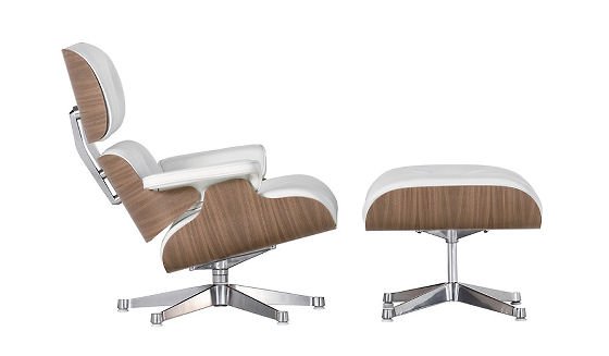 Eames Lounge Chair and Ottoman by Chalre and Ray Eames