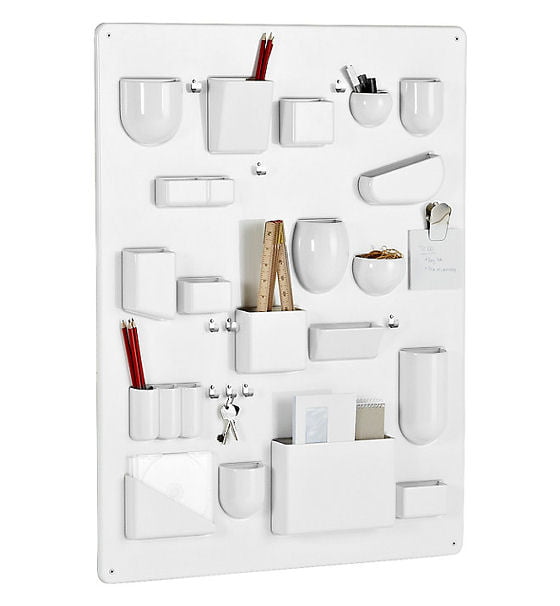 Vitra Uten.Silo Storage System in white, versatile wall hung storage solution for small spaces