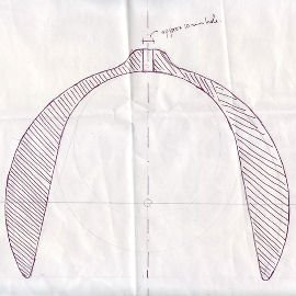 Sketch of wooden light
