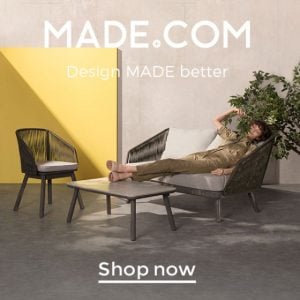 Contemporary & colourful garden furniture from MADE • Colourful