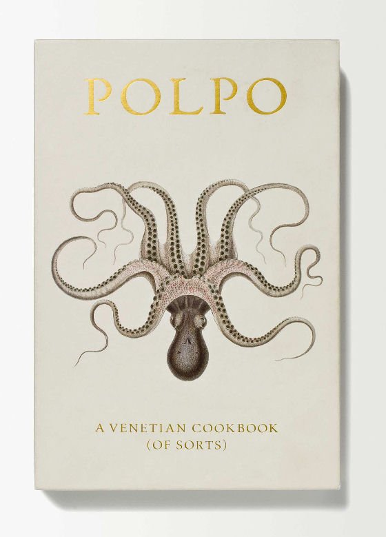 Polpo Venetian Cookery Book Polpo Cookery Book with illustration of squid on cover
