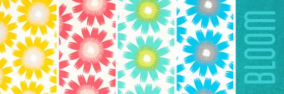 Bloom textile collection by Sarah Waterhouse