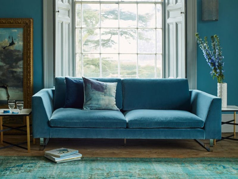 Top 10 Blue Sofas Most Wanted For, Pale Blue Sofa Uk