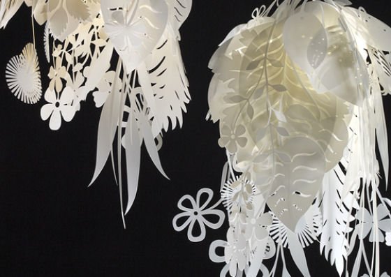 Detail of Habitat's Bouquet light shade
