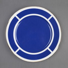 Custhom Palladian Dinner Plate in Blue