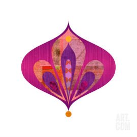 Droplet 03 Pink and purple Droplet 03 giclee print by Rex Ray from Art.com