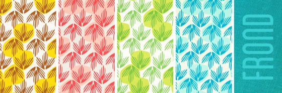 Frond textile collection in various colourways