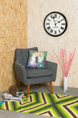 Grey Mid Century style armchair