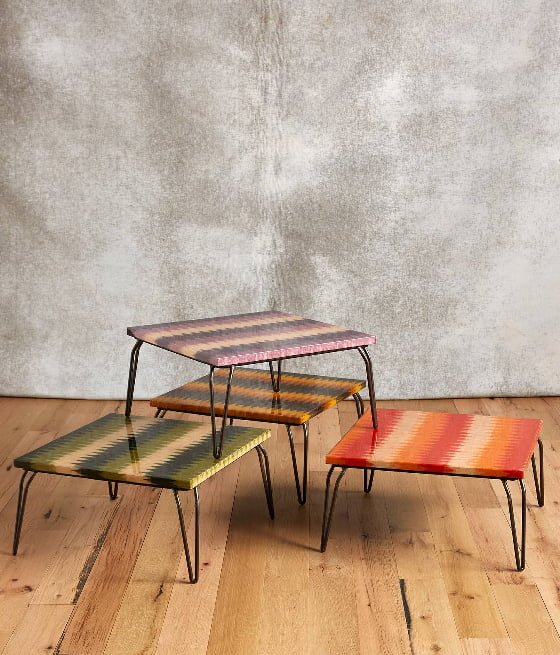 Hand Loomed Nesting Tables