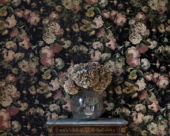 dark floral wallpaper by House of Hackney - Multi Floral Midnight Garden