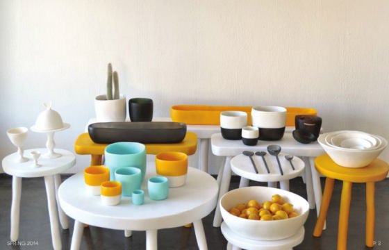 Colourful resin homewares collection for Spring 2014 by Tina Frey Designs