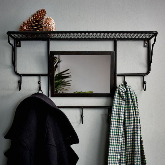 Top 10 Mirrors With Shelves, Metal Mirror With Shelf And Hooks