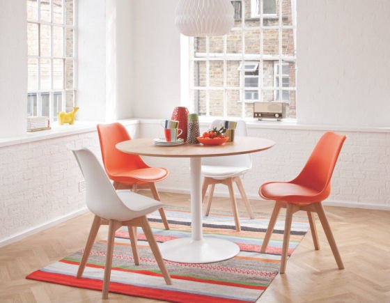 Contemporary Dining Tables For Small, Round Kitchen Tables For Small Spaces