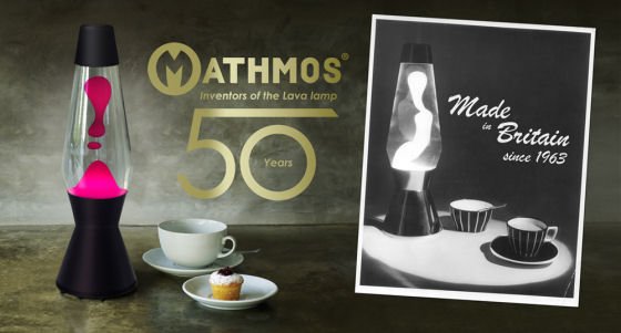 Mathmos 50th birthday Mathmos lava lamp 50th birthday advertising