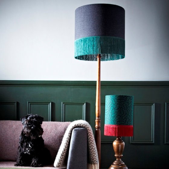 Heirloom inspired lampshades by Zoe Darlington • Colourful Beautiful Things