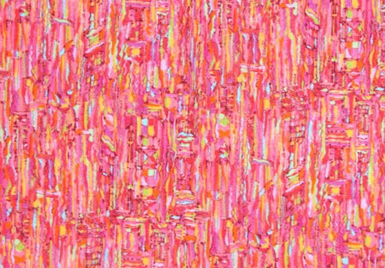 Pink abstract textile design Ptolemy B Liberty Art Fabric