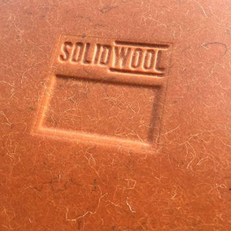 Solidwool material in new colour of burnt orange
