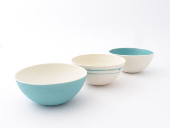Small Aqua Seasalt Bowl