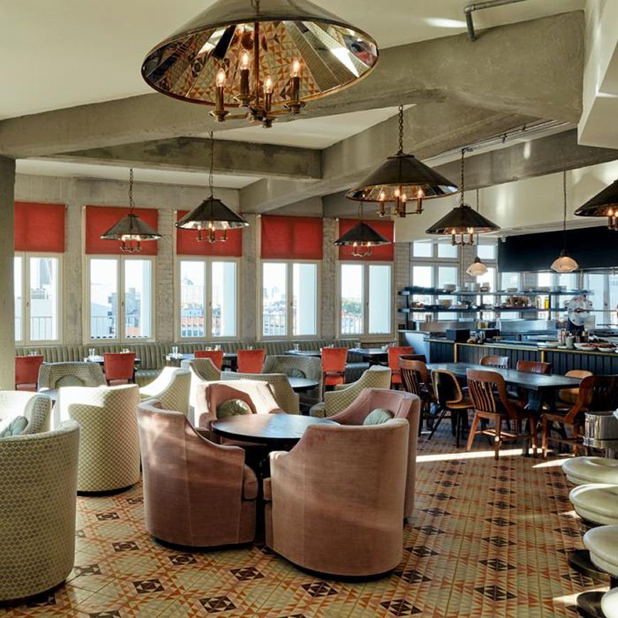 Soho House Berlin with Bert & May floor tiles