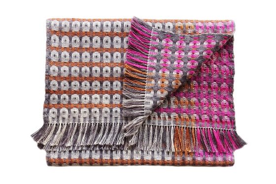 Woven mini throw/wrap 