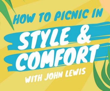 John Lewis picnicware for stylish and comfortable picnics