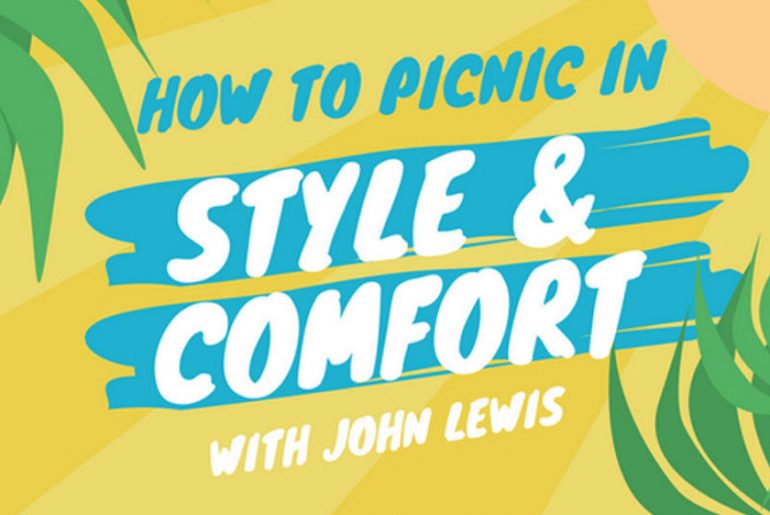 John Lewis picnicware for stylish and comfortable picnics