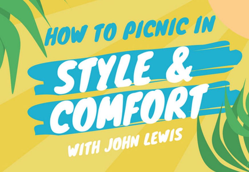 Picnic in style & comfort this summer with John Lewis • Colourful