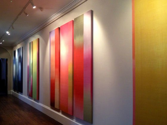 Chromatogenous installation at Chatsworth House ChromatogenousTextile installation by Ptolemy Mann at gallery of Chatsworth House