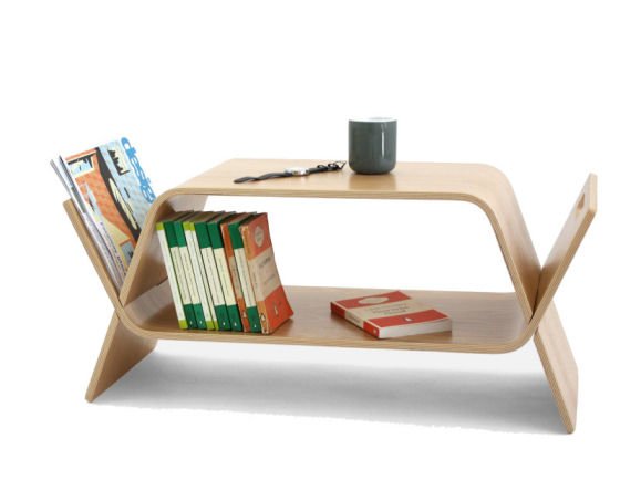 The Embrace Coffee Table with storage for small spaces