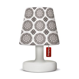 Fatboy Edison-le-Petit outdoor lamp with Cooper Cappie Lampshade White Light