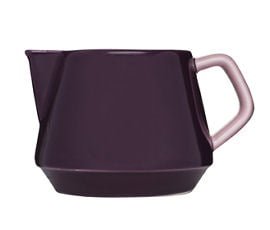 Milk jug Deep plum jug with pink handle