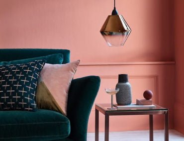 Habitat green velvet sofa SS19