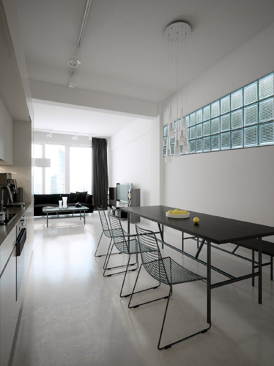 kitchenwalls eetkamer glass wall behang