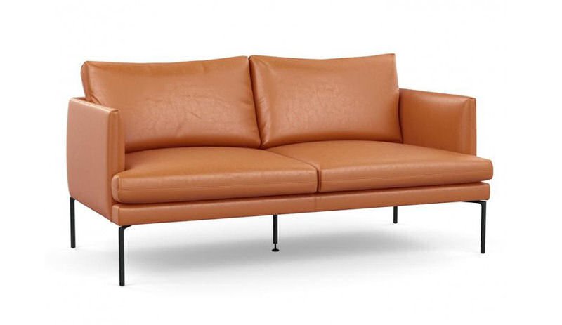 10 Best Contemporary Leather Sofas For, Small Brown Leather Sofa