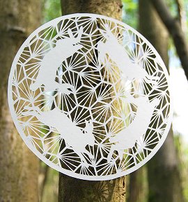 White paper cut 