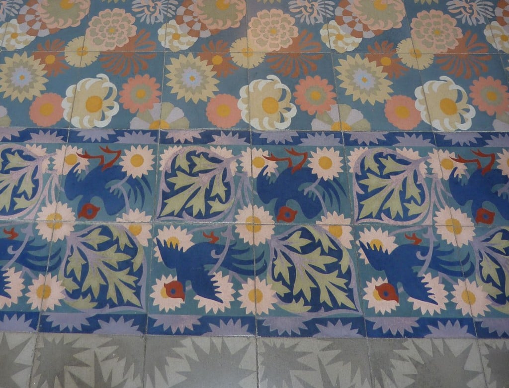 Exquisite cement tiles at Ca’n Prunera, Soller Mallorca