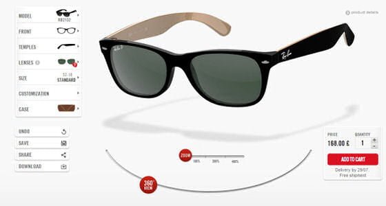 own personalised Ray-Ban Sunglasses 