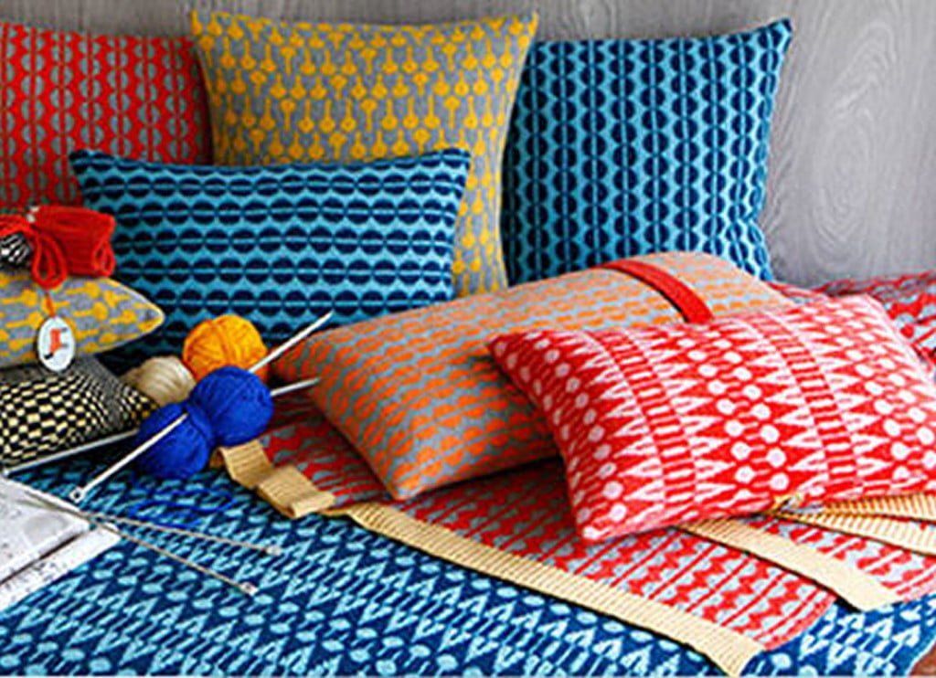 Keep warm this summer! – knitted home textiles from Seven Gauge Studios